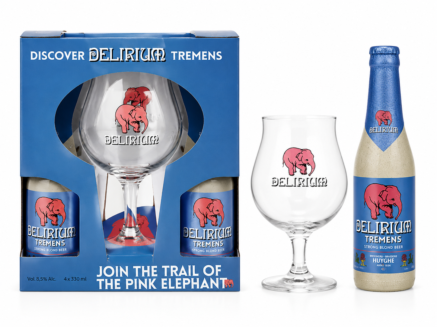 DELIRIUM TREM COFFR 4x33CL + 1 VERRE